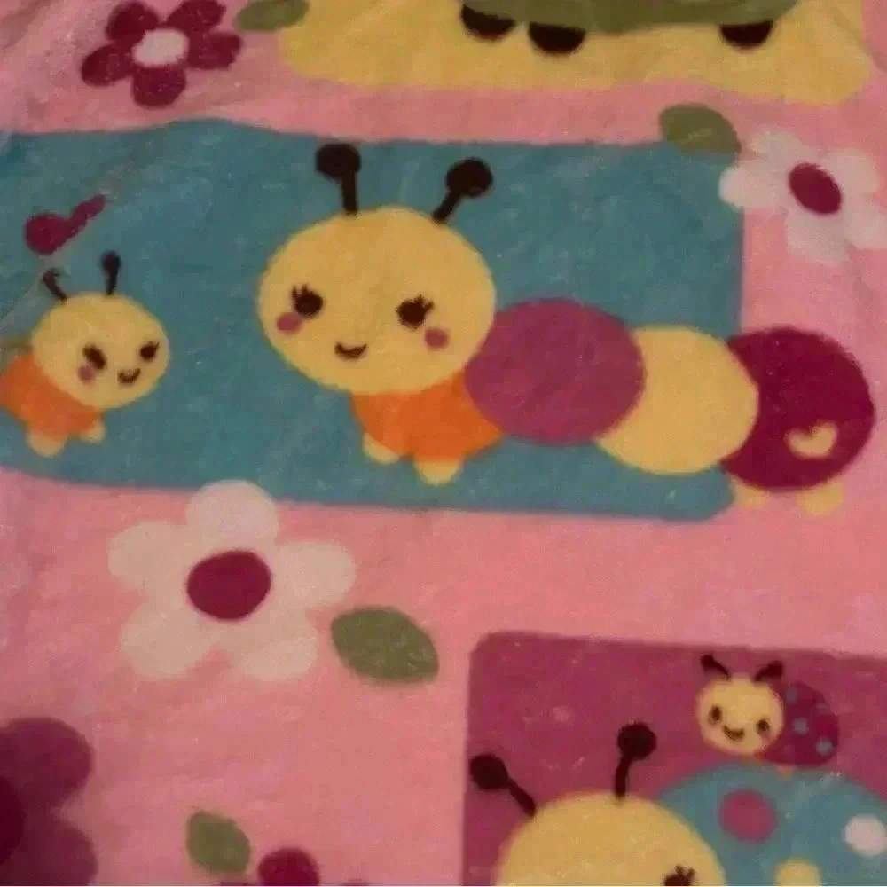 Taggies Blanket Lovey Turtle Caterpillar Pink Large 30